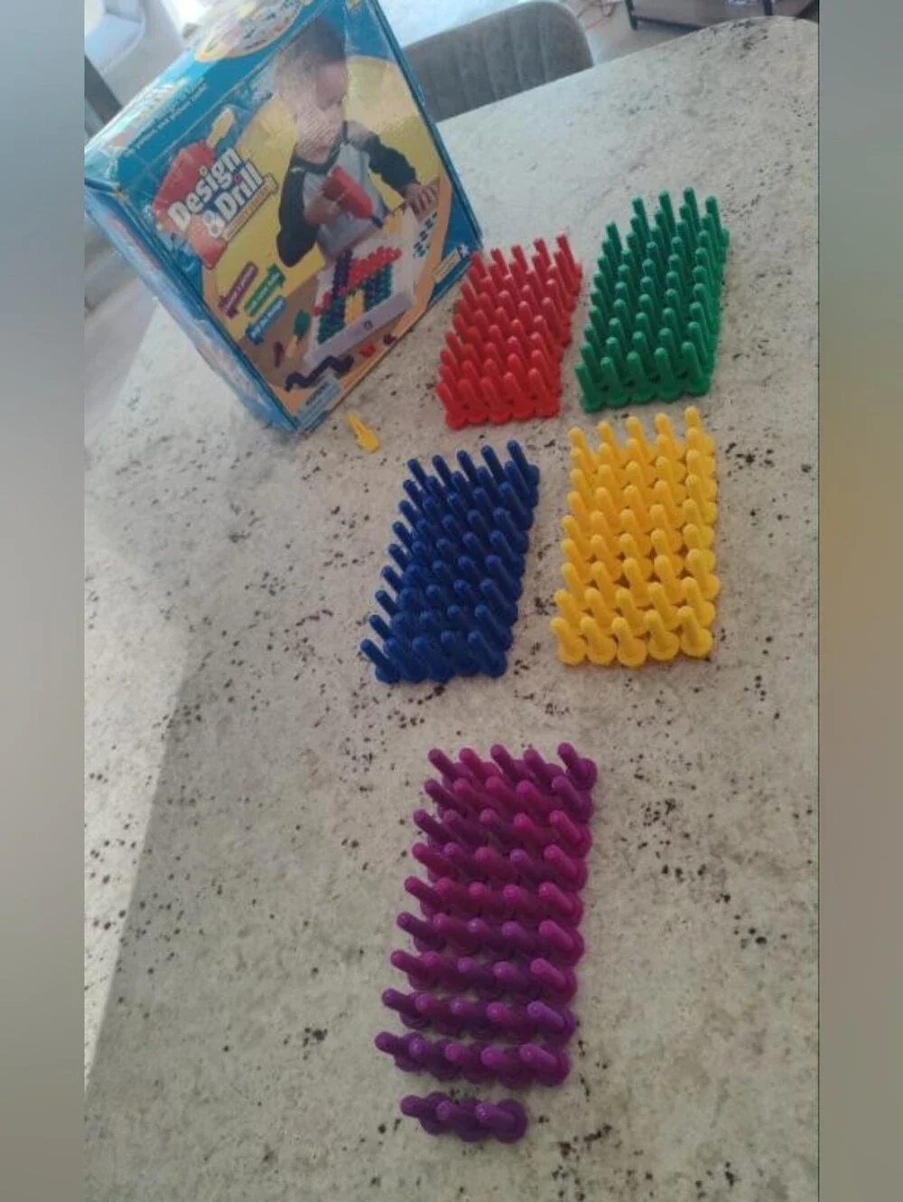 Educational Insignt Design & Drill Activity Center Multicolor Development Y2K